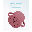 Kit 8 Pcs, Prato Formato Esquilo Com Ventosa, Babador, Conjunto Alimentação Para Bebê