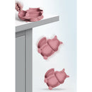 Kit 8 Pcs, Prato Formato Esquilo Com Ventosa, Babador, Conjunto Alimentação Para Bebê